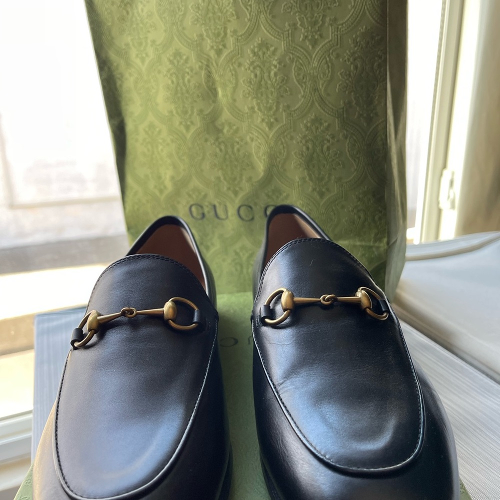 Gucci Jordaan Loafers Womens 9.5 (39.5 euro) - Picture 4 of 11